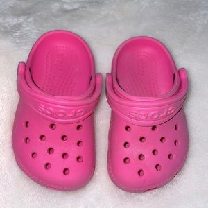 Pink Toddler Crocs